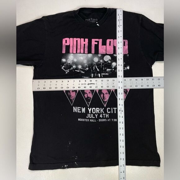 Pink Floyd NYC New York Wooster Hall Retro Graphic T-shirt Men Large Black - Picture 7 of 7